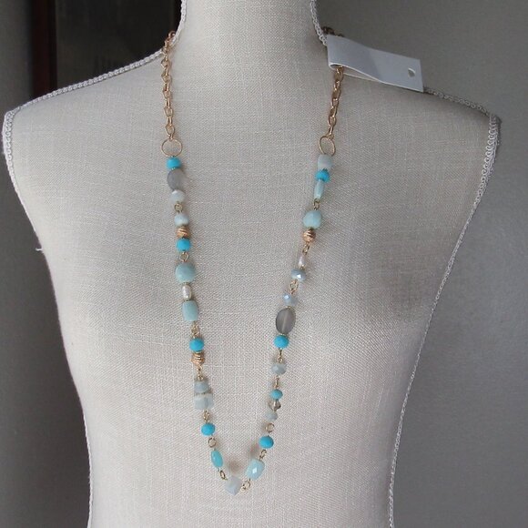 Stella & Ruby Long Beaded Necklace - Picture 2 of 5